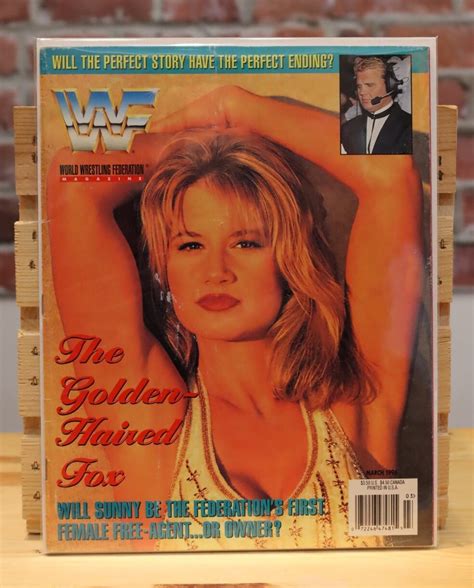 Original Wwf Wwe Vintage Wrestling Magazine Sunny Mr Perfect Etsy