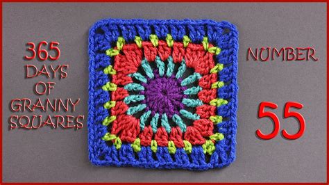 365 Days Of Granny Squares Number 55 Youtube