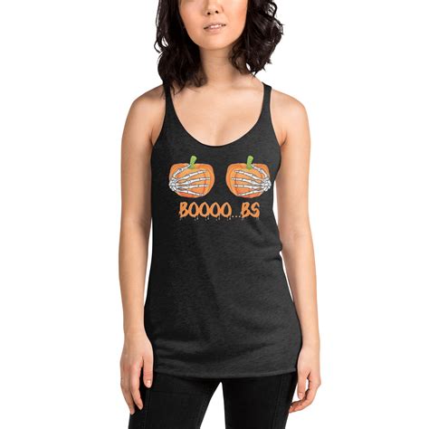 Boobs Pumpkin Halloween Tank Top Shop The Best Deals On Womens Tank