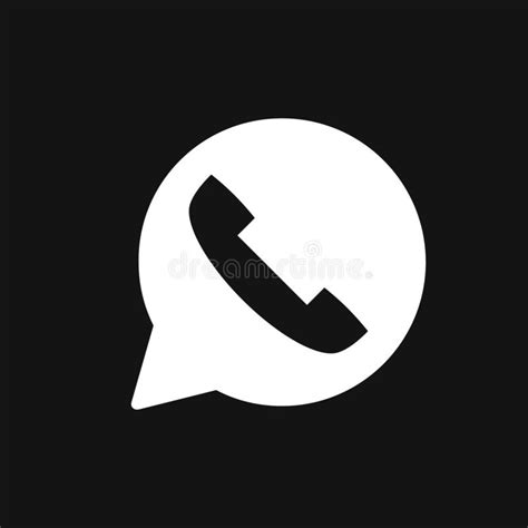 Telephone Icon Whatsapp Icon Vector Sign Symbol For Design Stock