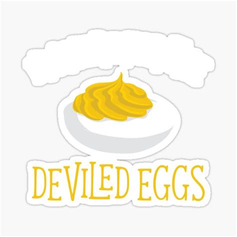 Deviled Eggs Stickers Redbubble