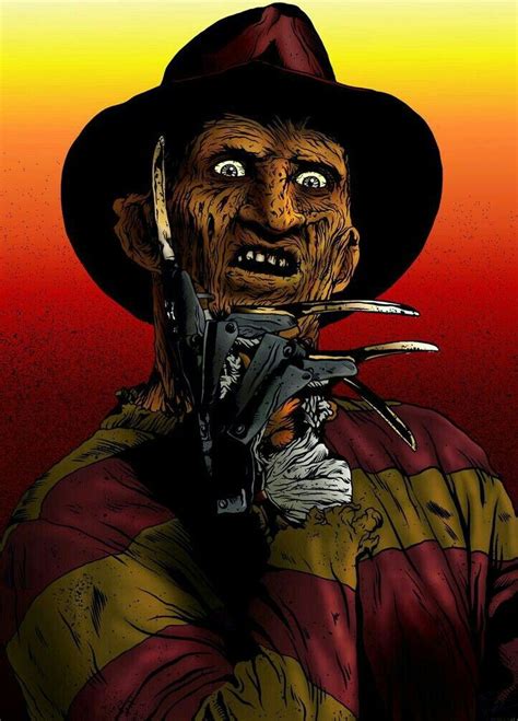 Freddy Krueger Freddy Krueger Nightmare On Elm Street Horror Movie Art