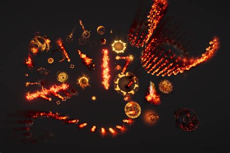 Fire Spells Bundle 41 Vfx Fire And Explosions Unity Asset Store