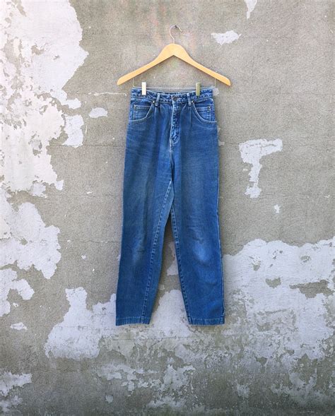 Sasson Jeans Retro 1970 S High Waist Perfectly Worn Etsy