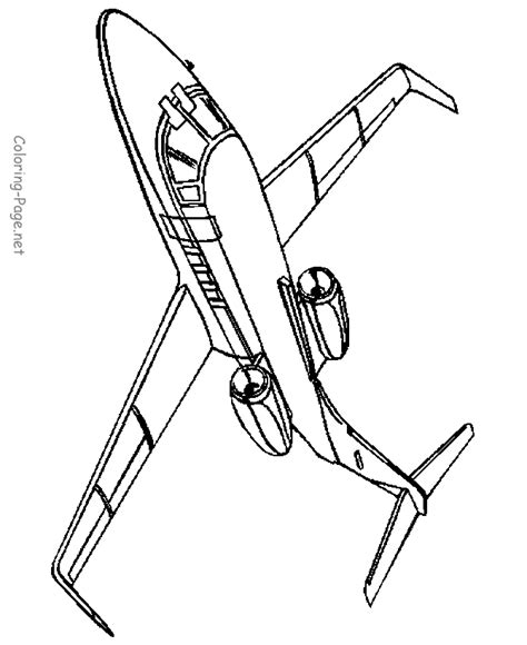 Jet Plane Coloring Pages - Coloring Home