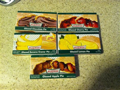 Krispy kreme combines its classic flavors with an american classic apple pie with real fruit filings. krispy cream pie
