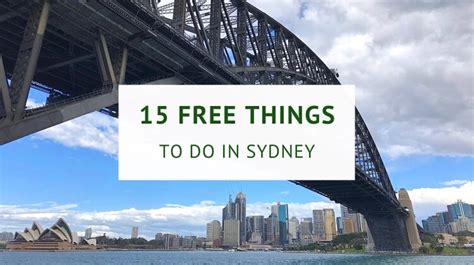 15 Free Things To Do In Sydney Sydney Uncovered