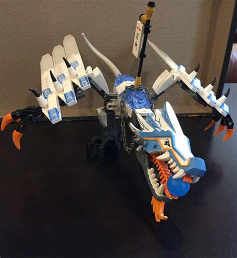 Lego Ninjago Ice Dragon Attack With Big White Dragon 1808933541