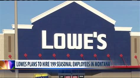 Lowes Hiring In Montana Youtube