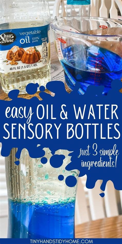 How To Make An Oil And Water Sensory Bottle Artofit