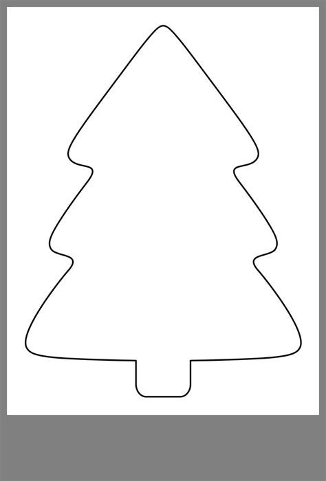2030 Simple Christmas Tree Template