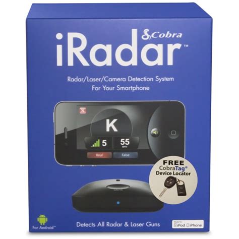 Cobra iradar is the first and the only radar/laser detector on market that connects to your smartphone using bluetooth. Cobra iRadar Detector and CobraTag Device Locator