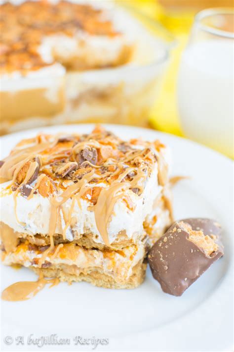 Butterfinger Dessert Lasagna - A baJillian Recipes