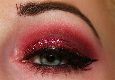 Red Glitter Eyeshadow Makeup Mugeek Vidalondon