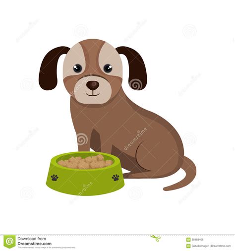 Cute Doggy Pet Icon Stock Vector Illustration Of Background 88468408