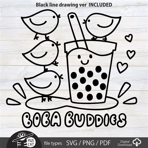 Featuring 50 unique and cute illustrations related to boba/bubble tea, it provides hours of fun. Kawaii boba buddies chicks boba tea bubble tea clip art ...