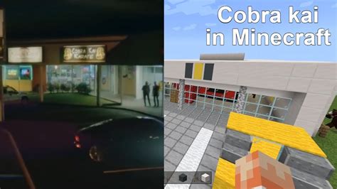 Cobra Kai Dojo In Minecraft Bedrock Edition Youtube