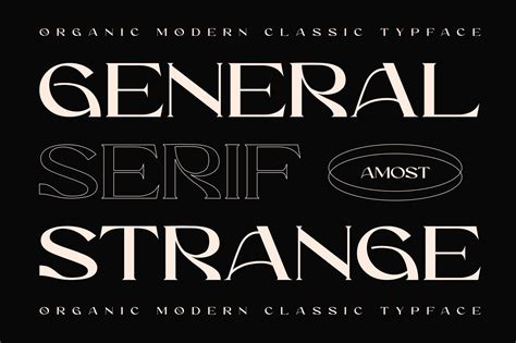 General Typeface Is Unique Modern Classic Font Its Perfect For Your