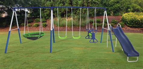 Buy Xdp Recreation All Star Playground Outdoor Swing Set Space Rider