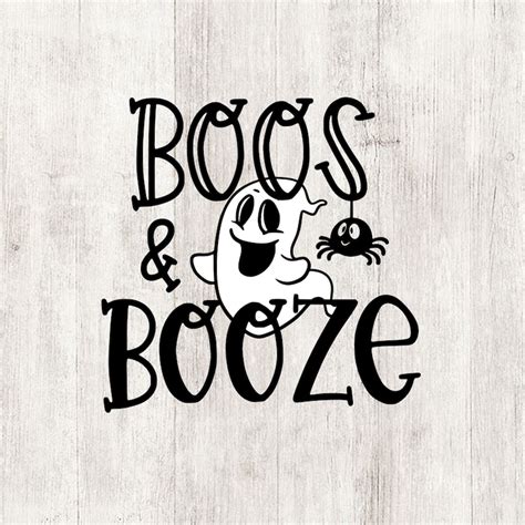 Boos And Booze Svg Kids Halloween Shirt Svg Cute Toddler Etsy