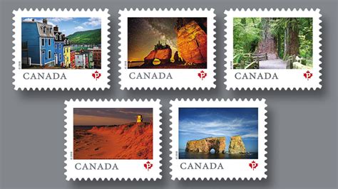 canada post issues first stamps in new far and wide definitive series