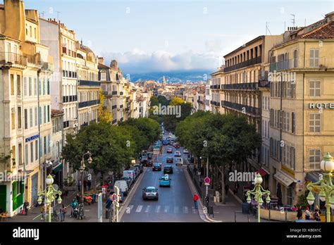 View Of Boulevard Dathènes In Marseille France Stock Photo Alamy
