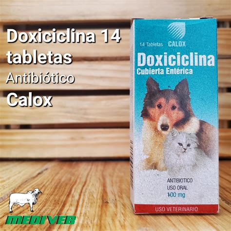 Doxiciclina 100mg 14 Tabletas Mediveb