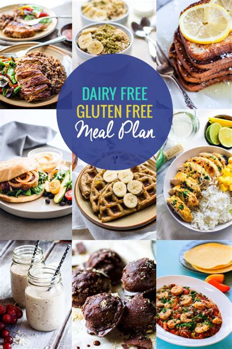 Healthy Dairy Free Gluten Free Meal Plan Recipes Cotter Crunch