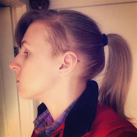 Tasha Blackmore On Instagram “shaved Side Hair Up 👍🏻 Hairup Haircut