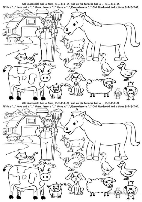 Farm Animals Worksheets For Kindergarten Pdf Thekidsworksheet