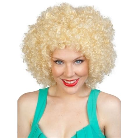 Disco Afro Wig Blonde Online Costume Shop Australia