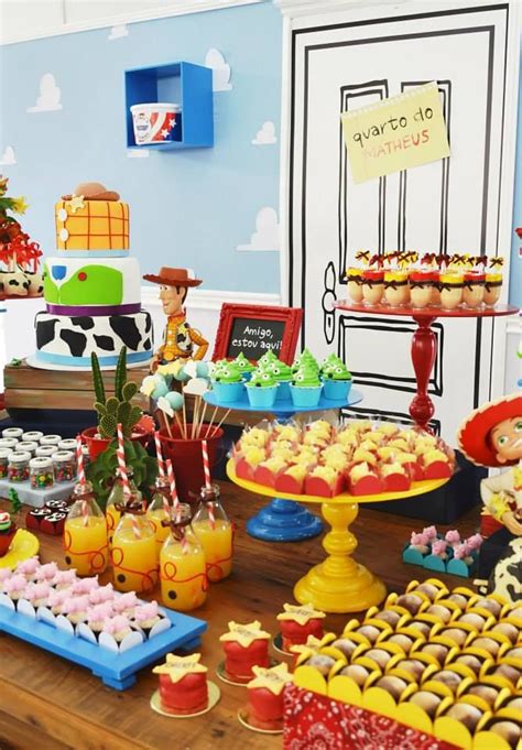 Toy Story Birthday Party Con Imágenes Fiesta De Woody Fiesta De