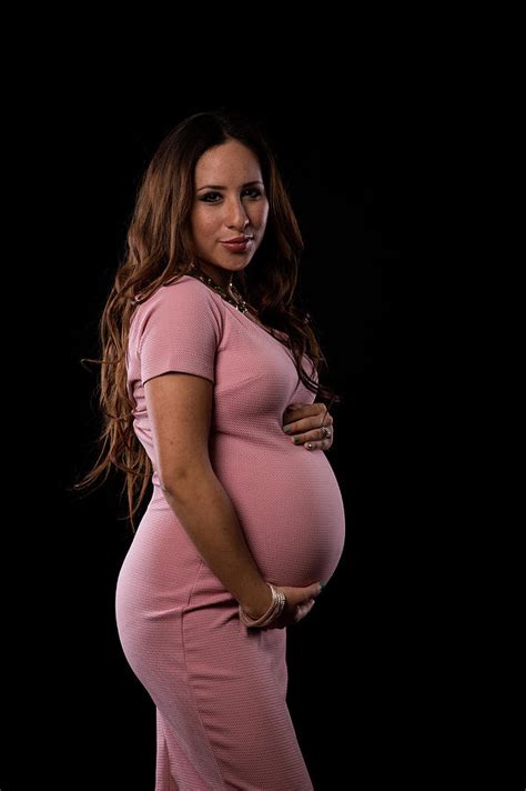 Pregnant Woman In Pink Photograph By Barrie Hunt