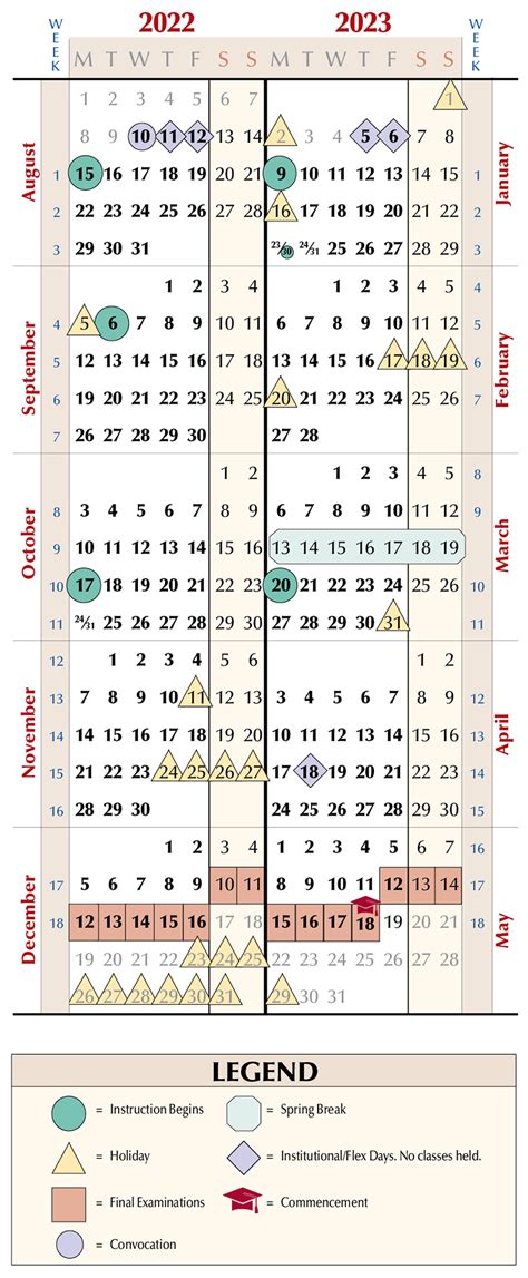 Academic Calendar Spring Calendar Net Riset