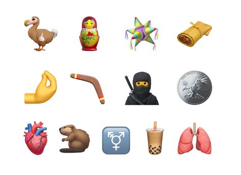 Apple Releases A Preview Of Some New Emojis Coming To Ios Later This