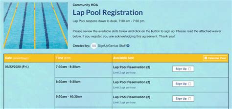 5 Features To Simplify Pool And Swim Team Scheduling