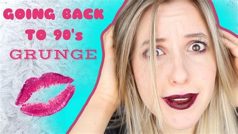 attempting decade looks 90 s grunge makeup collab with bailee pilon steph b youtube