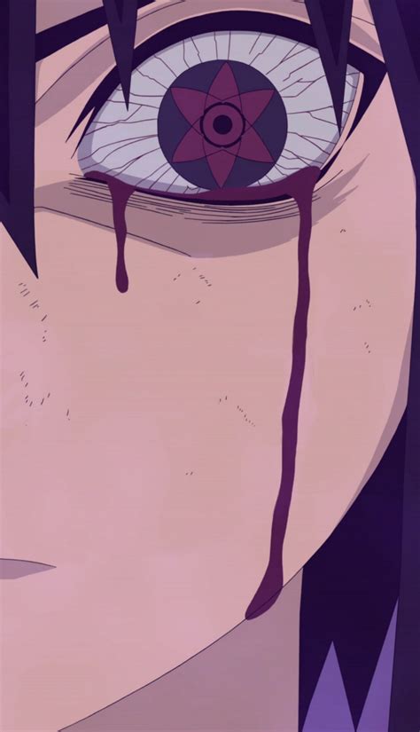 Uchiha Clan Sasuke Eternal Mangekyou Sharingan Bleeding