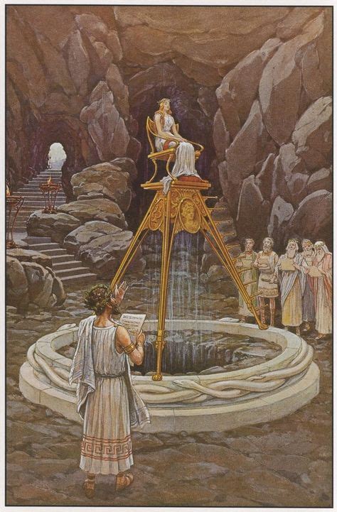 The Oracle At Delphi In 2019 Oracle Of Delphi Esoteric Art Occult