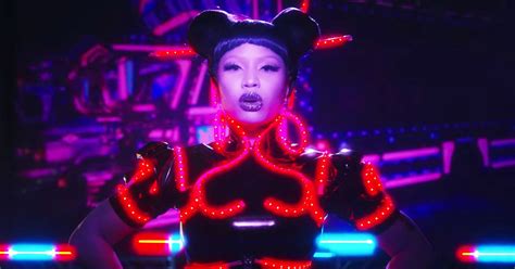 Nicki Minaj Wears A Leather Leotard In ‘chun Li Music Video