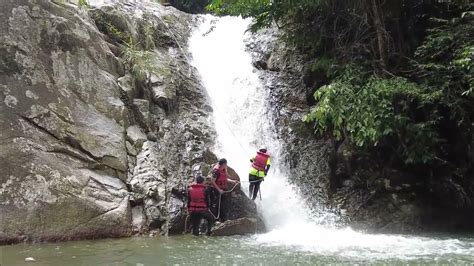 Waterfall Abseiling Di Lata Kolam Batu Kem Atv Manong Youtube