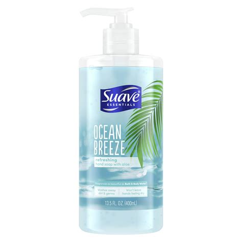 Suave Essentials Refreshing Liquid Hand Soap Ocean Breeze 135 Oz
