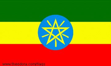 The national emblem on the flag shall reflect the equality of the nations, nationalities, peoples and religions in ethiopia and their aspirations to live in unity. Ethiopia Flags geographic.org Ethiopian Flag