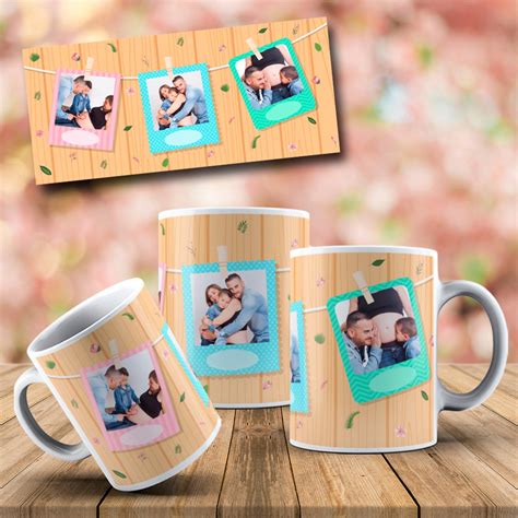 Sublimation Mug Design Mothers Day With Photo Mockup Free Etsy