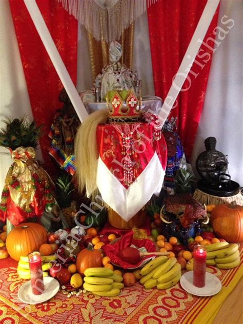 Changó On His Birthday Throne At The Santería Chuch Of The Orishas 2013