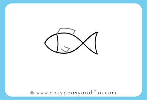 How To Draw A Fish Step By Step Tutorial For Kids Printable Phần