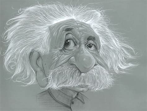 Caricatura Albert Einstein On Behance