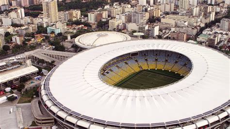 Aerial Footage Of Rio De Janeiro And World Cup Stadium Youtube