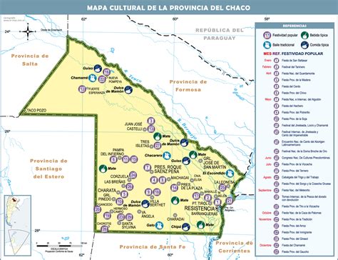 Localidad Mapa Del Chaco Mapa Del Chaco Provincia De Chaco