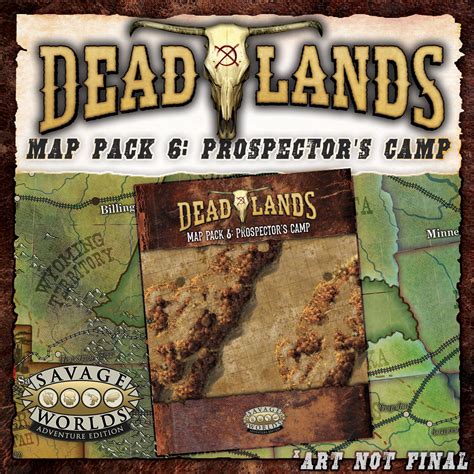 Deadlands The Weird West Map Pack 6 Prospectors Camp Pdf Print